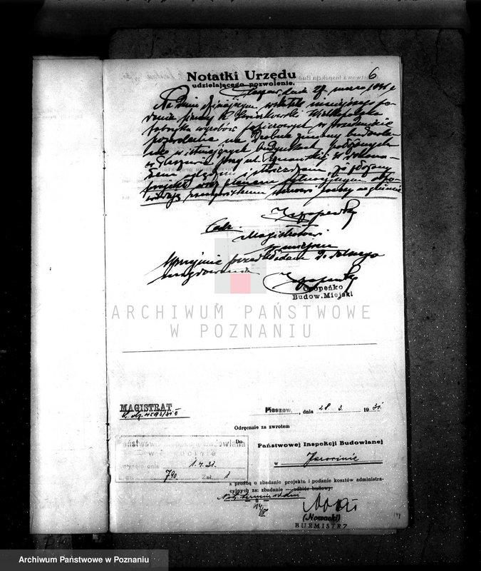 Obraz 10 z jednostki "Zatwierdzenie projektu urządzenia istniejącej fabryki papieru własność K. Świerkowski w Pleszewie"