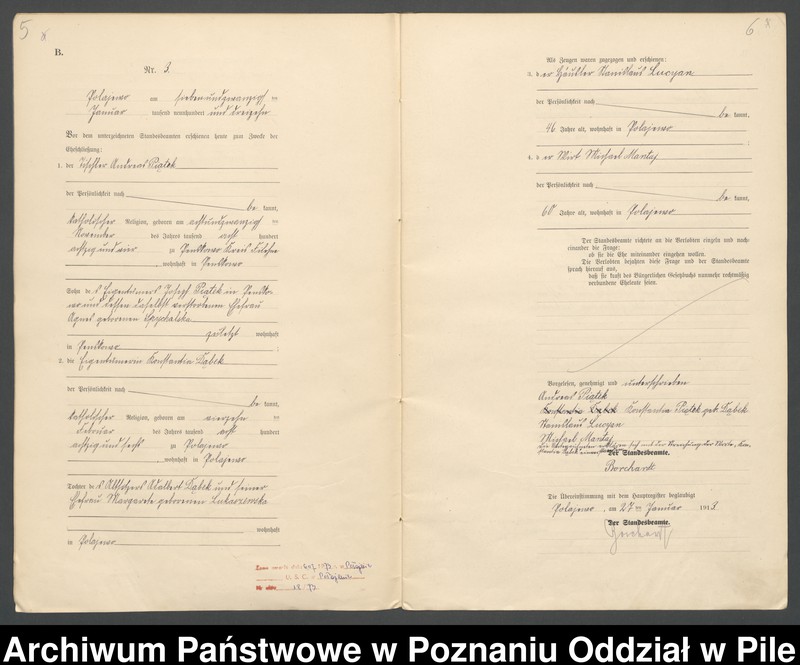 Obraz 6 z jednostki "Księga małżeństw"