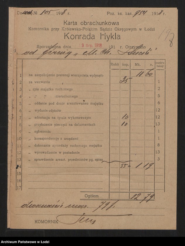 Obraz 10 z jednostki "M. Ch. Sztucki - handel pastą do obuwia i gumowych obcasów"