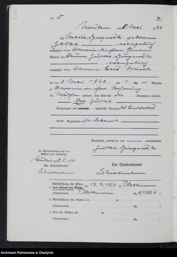image.from.unit.number "Geburten-Zweitbuch Nr 1 - 25"