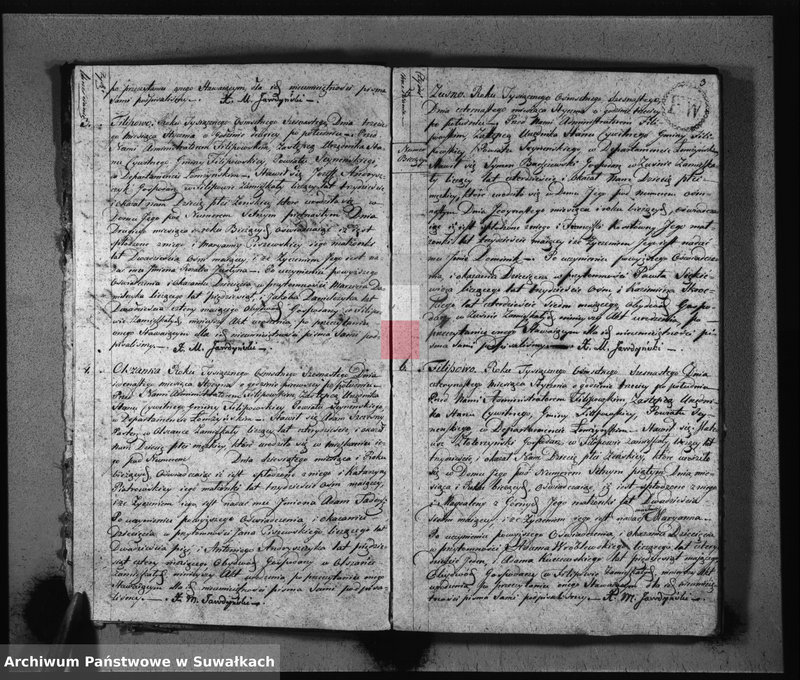 Obraz 4 z jednostki "Akta Urodzonych Gminy Filipowskiey od 1-go Stycznia 1816 R-u"