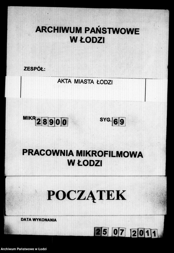 Obraz 1 z jednostki "Akta w przedmiocie piekarzy i rzeźników"