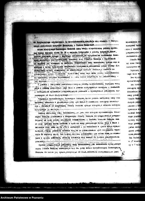 Obraz 6 z jednostki "Wieś i majątek Szczytniki powiat kaliski. Rejestr pomiarowy"