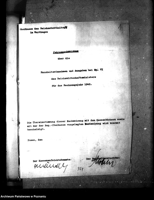 Obraz 5 z jednostki "Jahresnachweisung über die Haushaltseinnahmen und Ausgaben, Reichsministerium der Finanzen"