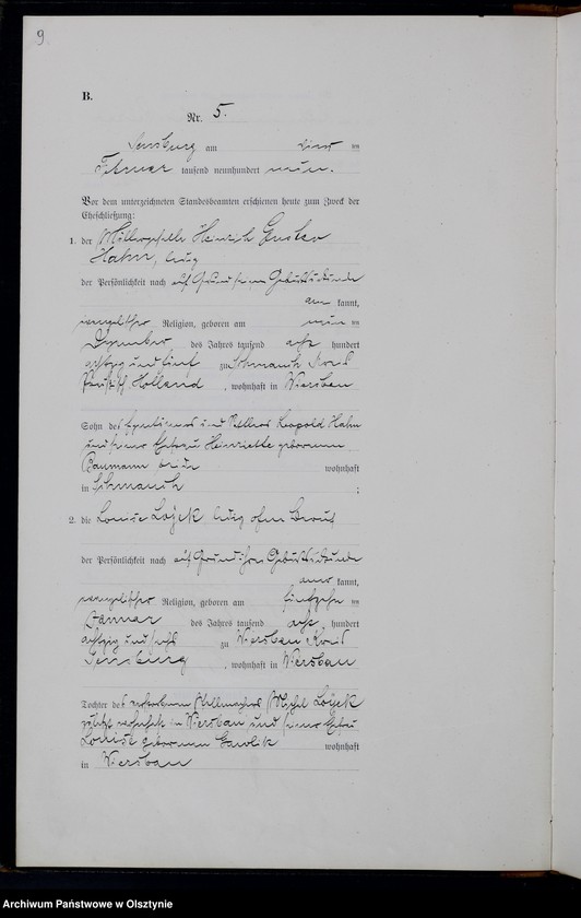 image.from.unit.number "Heiraths-Haupt-Register Nr 1 -58"