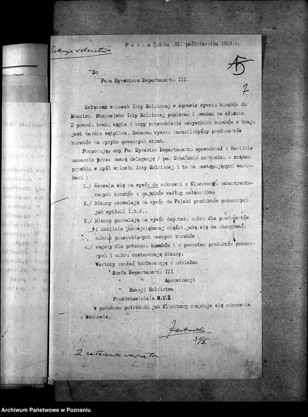 image.from.unit.number "Produkcja cukru i ceny [Cukrownie w Kluczborku]"