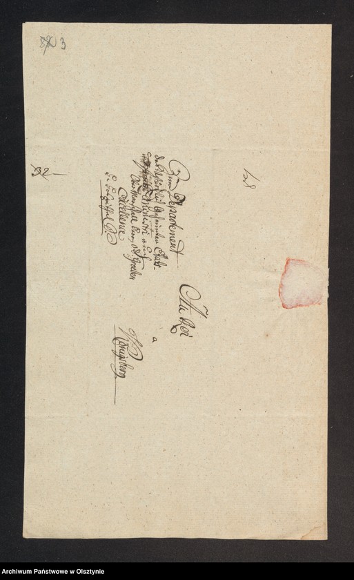 image.from.unit.number "In S. [Sachen] des Bäcker„Meisters Andreas Kopka wegen seiner Aufnahme in das Hohensteinsche Hospital"