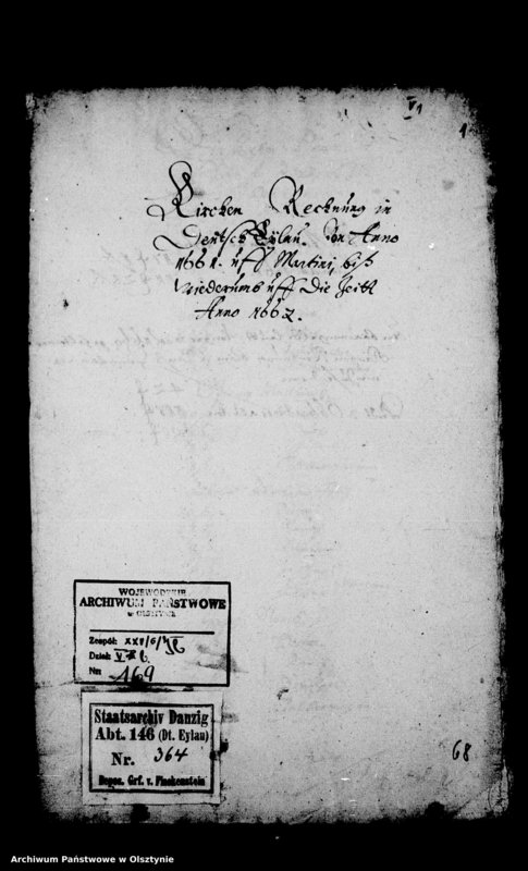 image.from.unit.number "Kirchen-Rechnung in Deutsch Eylau"