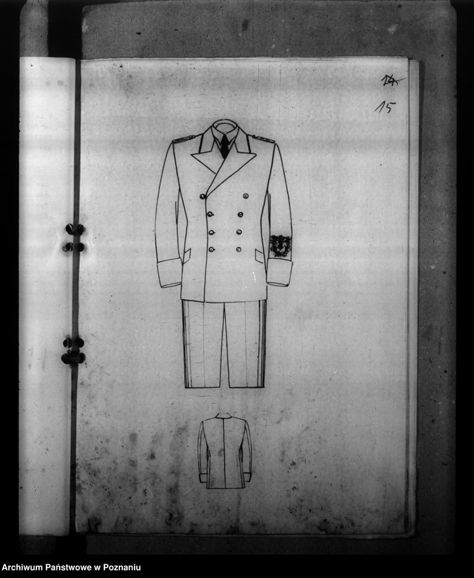 Obraz 20 z jednostki "Beamtenunform. Mitarbeit mit der Posenschen Feuersozietät. Personalstandserhebungen"