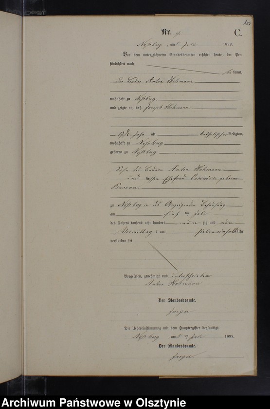 image.from.unit.number "Sterbe-Neben-Register Nr 1 - 11"