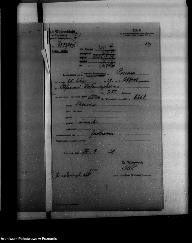 Obraz 17 z jednostki "Farbiarnia parowa St. Kałamajskiego nr woj. 6263"