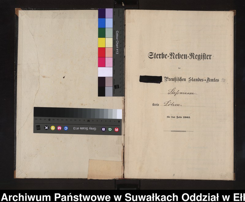 image.from.unit.number "Sterbe-Neben-Register des Preussischen Standes-Amtes Stasswinnen Kreis Lötzen"
