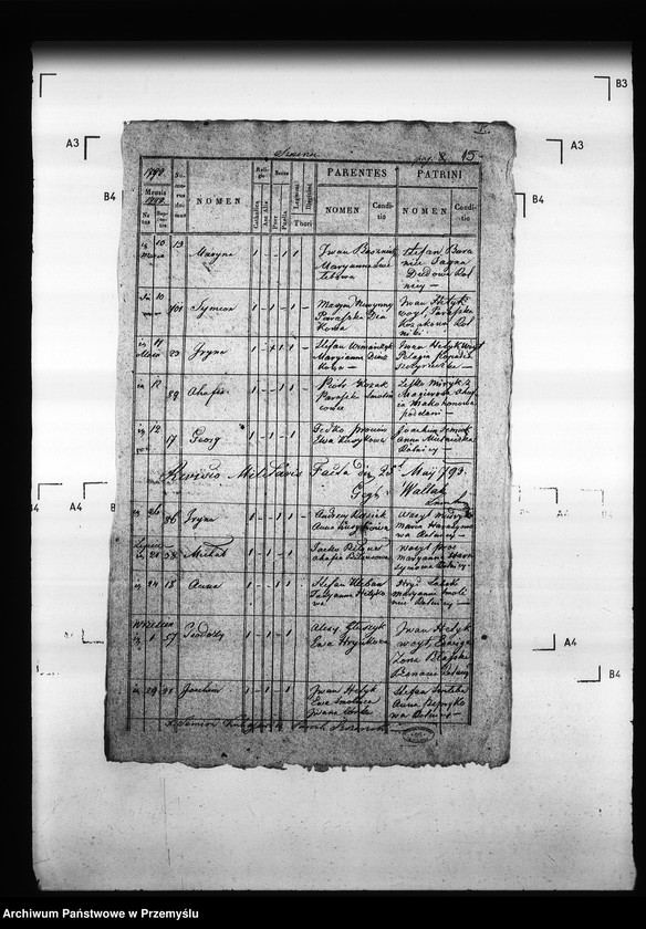 Obraz 20 z jednostki "[Kopie ksiąg metrykalnych parafii Szczerzec z filią Parypsy (dekanat Niemirów)]"