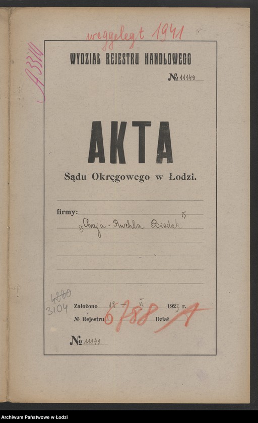 Obraz 2 z jednostki "Chaja Ruchla Biedak – sprzedaż towarów spożywczych"