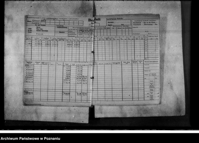 Obraz 6 z jednostki "Bewerbungen um Anstellung (oraz karty wynagrodzeń, m.in. Landratów)"