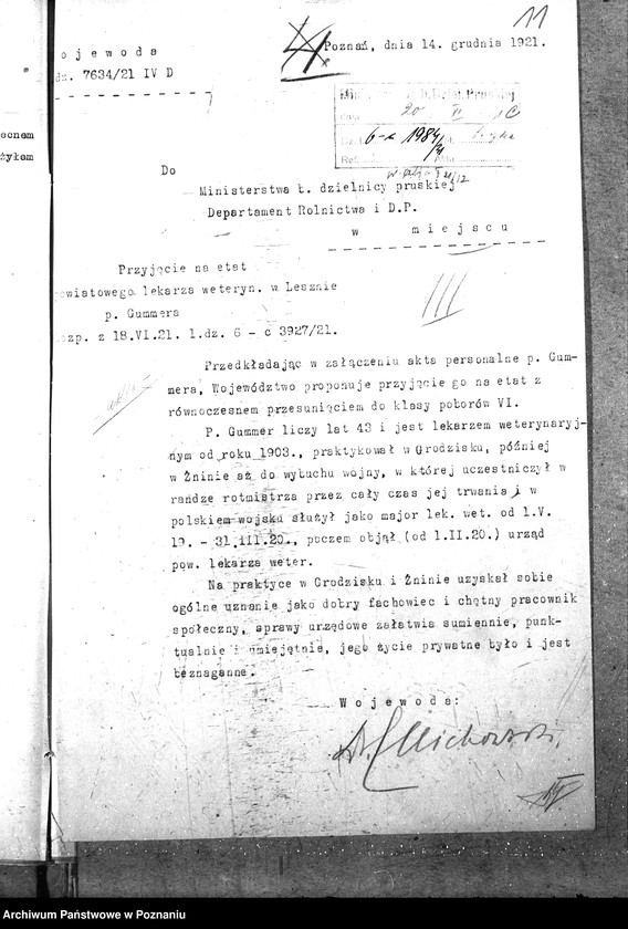 Obraz 15 z jednostki "Pow. lekarz Weterynaryjny Leszno"