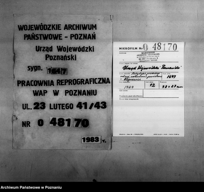 Obraz 1 z jednostki "/Statystyka produkcji rolnej - zestawienie powiatowe - Wągrowiec"