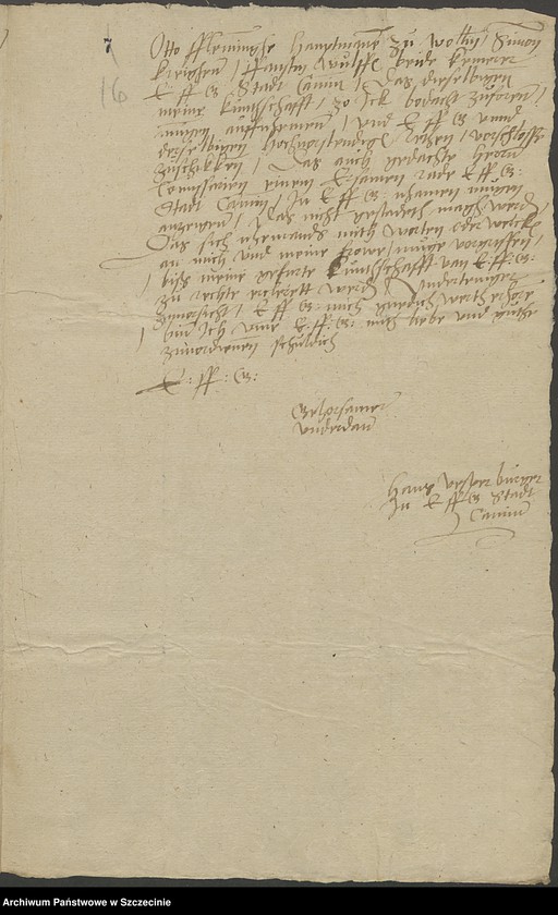 image.from.unit.number "Hans Vesper und Ehefrau contra Donat Pedentz und Ehefrau in po einer Bürgschaft."