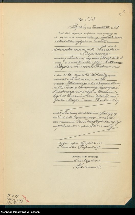 Obraz 9 z jednostki "Księga miejscowa zgonów tom II [Rejestr główny zgonów]"