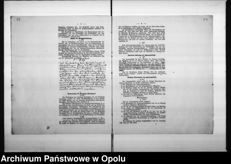 Obraz 11 z jednostki "Acta des Magistrats zu Oppeln betreffend das Statut der alten Schuhmacher Innung"