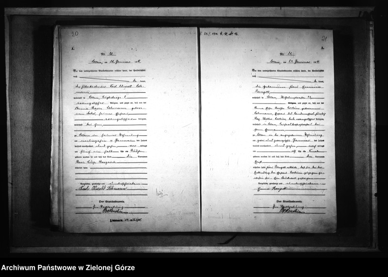 Obraz 15 z jednostki "[Księga akt urodzenia rok 1910-Żary miasto]"