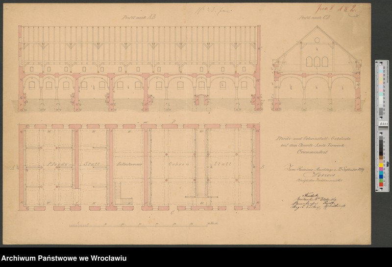 Obraz 1 z jednostki "Pferde- und Ochsenstallgebäude auf dem Charite Amts Vorwerk Crummendorf"