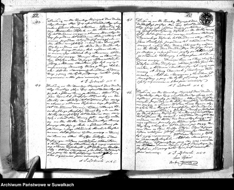 Obraz 14 z jednostki "Duplikat urodzonych, zaślubuionych i zeszłych parafii wieysieysiey na rok 1828"