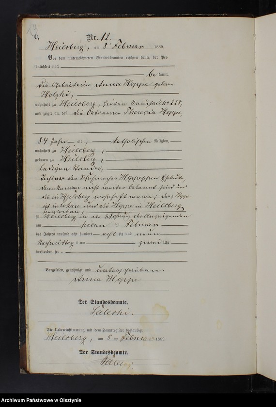 image.from.unit.number "Sterbe-Neben-Register Nr 1 - 111"