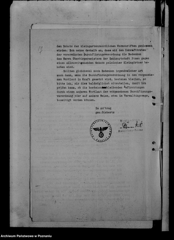 Obraz 11 z jednostki "Korespondencja i plany sytuacyjne ogródków działkowych w Poznaniu"