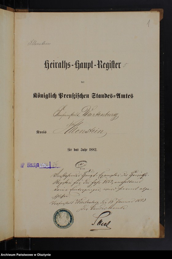 image.from.unit.number "Heiraths-Haupt-Register /wpisów nie było/"
