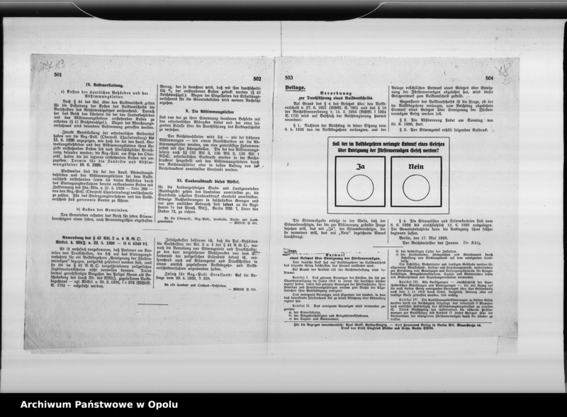 Obraz 15 z jednostki "[Wybory do sejmiku i sejmu Rzeszy]"