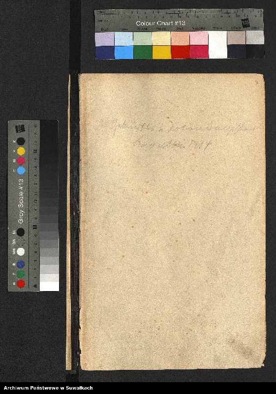 image.from.unit.number "Dublikat" aktov" o rodivšichsja, brakosočetavšichsja i umerilich" Evangeličesko-Augsburgskago prichoda v" g. Suvalkach" na 1914 god""