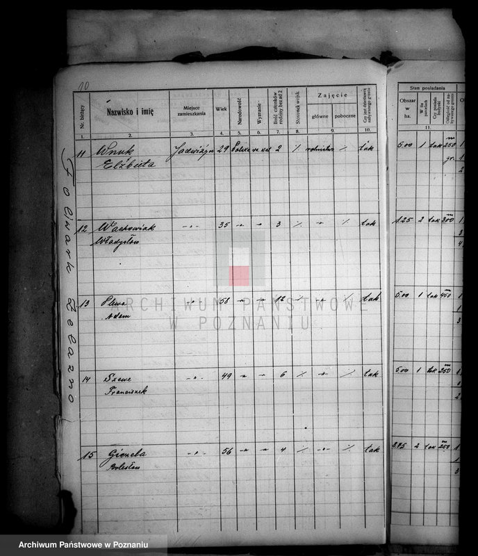 Obraz 14 z jednostki "Przewłaszczenie parcel z dóbr Samostrzel powiatu wyrzyskiego"