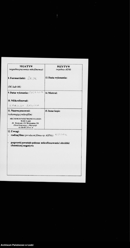 Obraz 3 z jednostki "Rejestr poborczy"