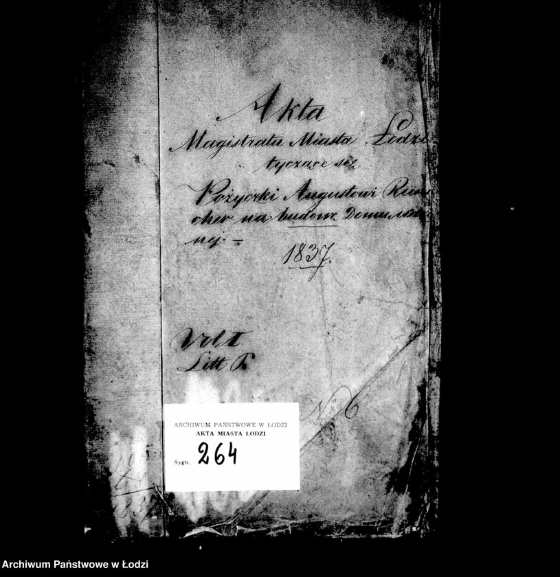 Obraz 2 z jednostki "Akta tyczące się pożyczki budowlanej Augustowi Rundzieher na budowę domu udzielonej"