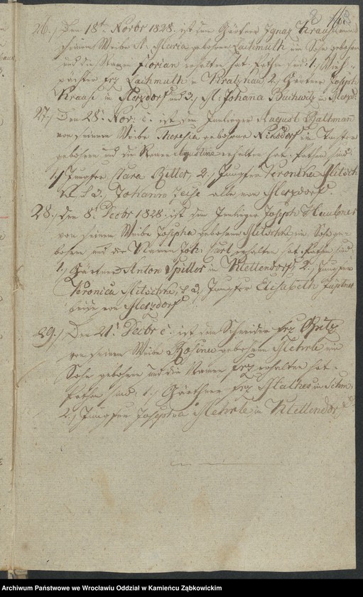 image.from.unit.number "Amtsgericht Schweidnitz Duplicate der Kirchenbücher von Gross Märzdorf"