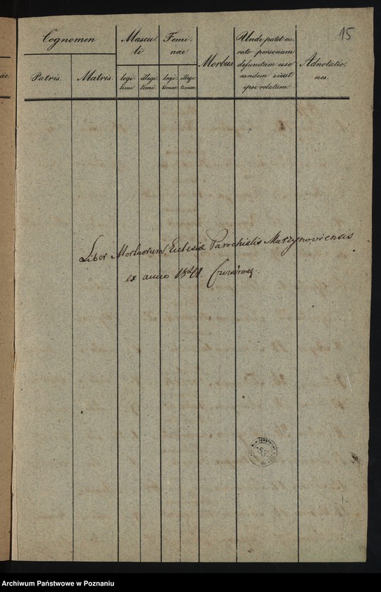 image.from.unit.number "Liber baptisatorum, copulatorum, et mortuorum"