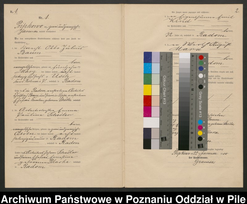 Obraz 3 z jednostki "Księga małżeństw"