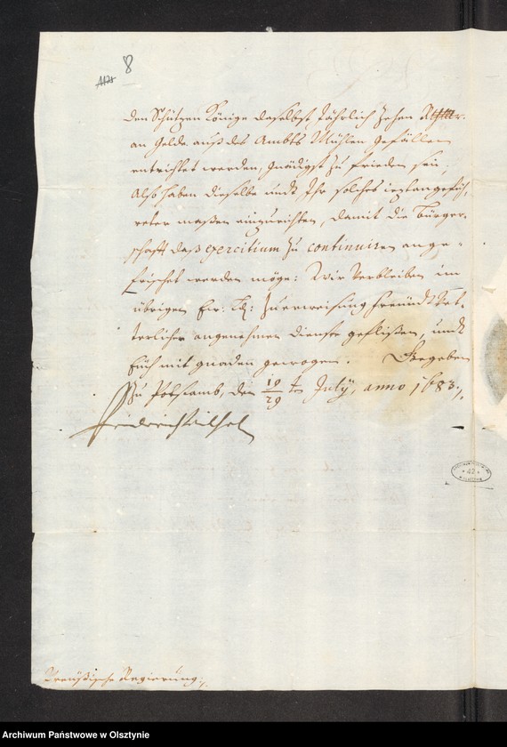 image.from.unit.number "Wegen Scheibenschiessen in Hohenstein [Olsztynek]"