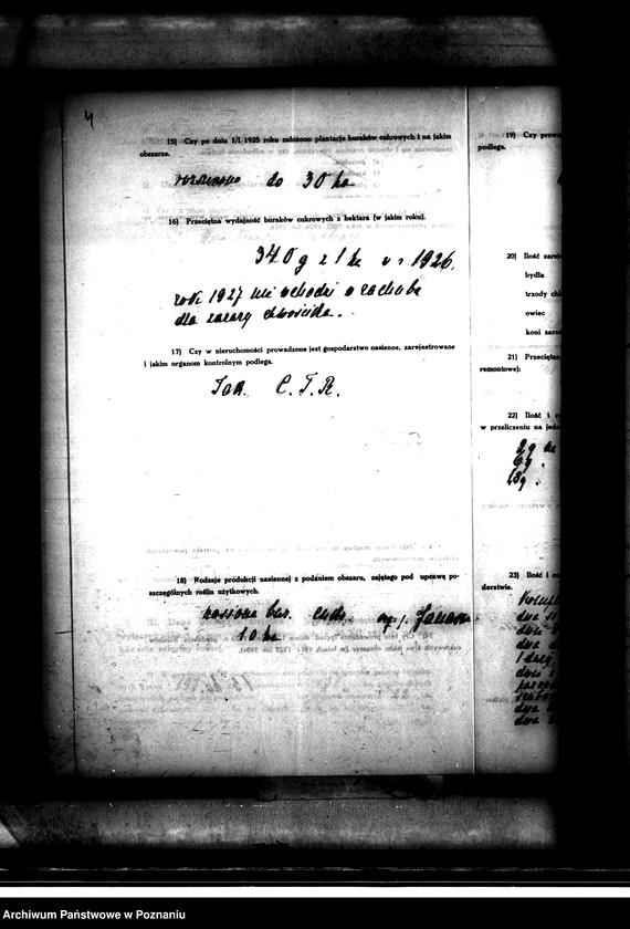 Obraz 8 z jednostki "Majątek Czachory powiatu ostrowskiego wyłączenie z art. 4 i 5 ustawy o wykonaniu reformy rolnej -Emilia Zakrzewska"