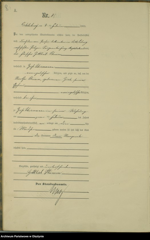 image.from.unit.number "Geburts-Haupt-Register Nr 1 - 52"