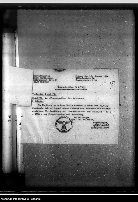 Obraz 19 z jednostki "Nahrungsmittel- Versorgung"