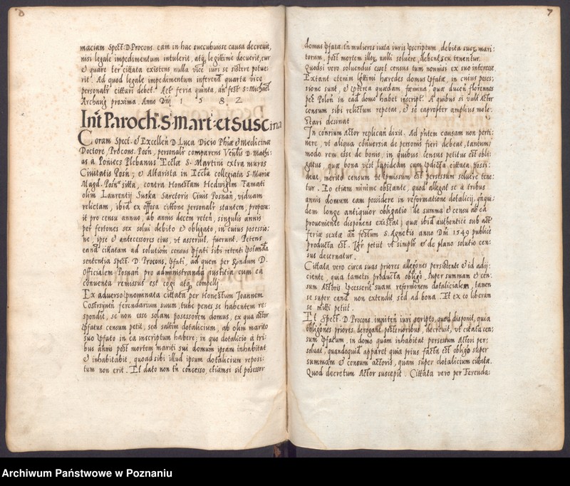 Obraz 12 z jednostki "Acta sequentia coram spectabili consulatu civitatis Posnaniensis."