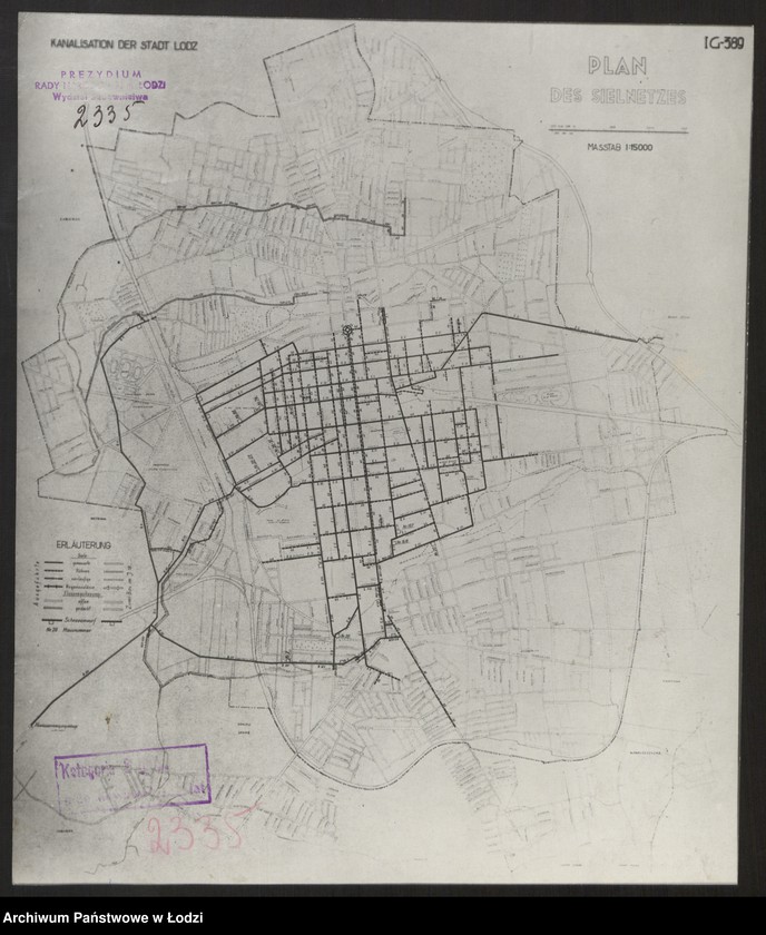 Obraz 3 z jednostki "Kanalisation der Stadt Lodz"