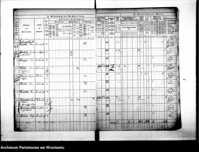 image.from.unit.number "Klassensteuerrolle nebst Eikommens - Nachweisung"