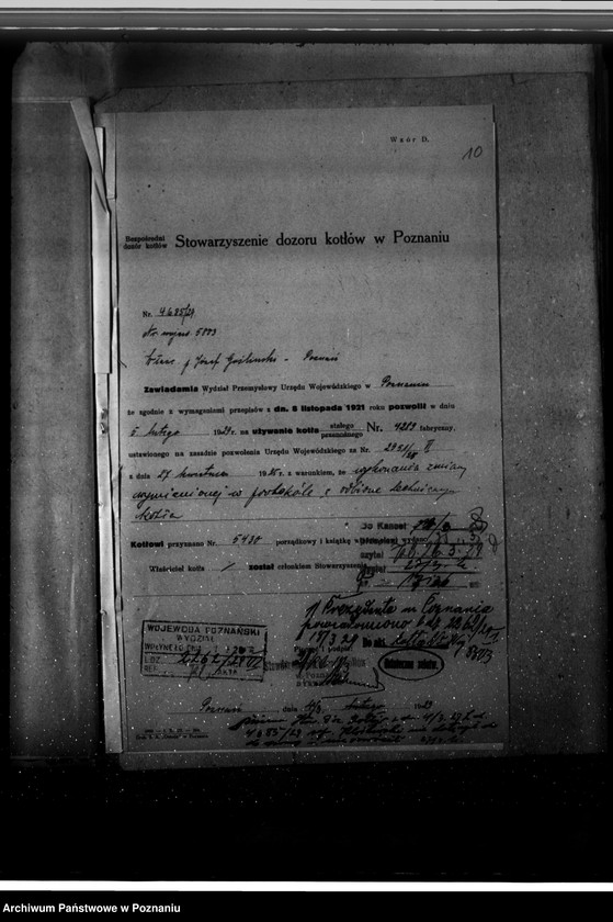 Obraz 14 z jednostki "Pralnia mechaniczna J. Goślińskiego w Poznaniu przy ul. Langiewicza 3 nr woj. 5803"