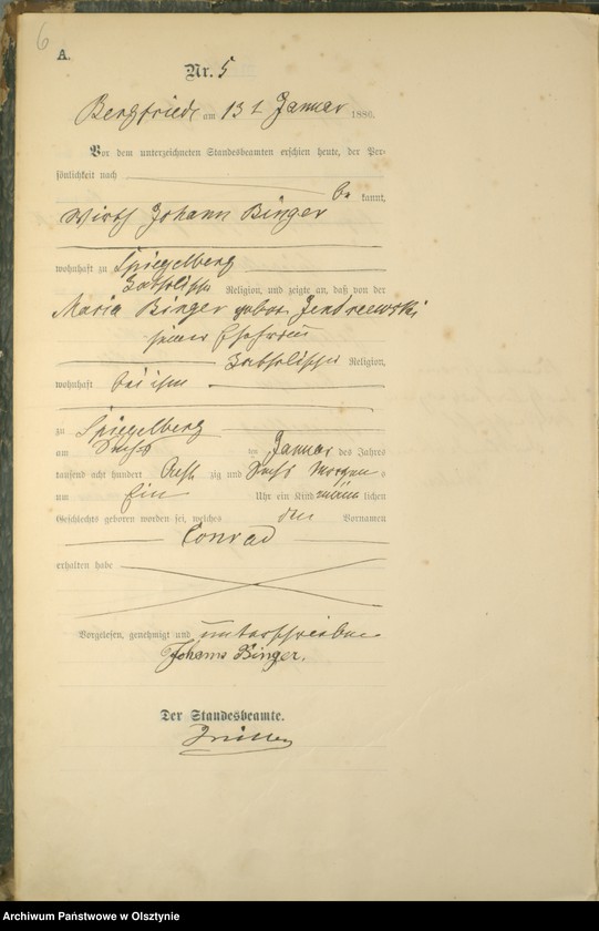 image.from.unit.number "Geburts-Haupt-Register Nr 1 - 112"