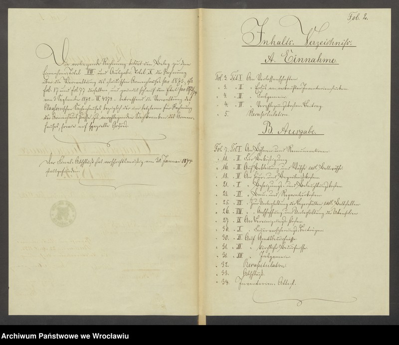 image.from.unit.number "Rechnungen über die Verwaltung der Armenhausabteilung im Classenschen Siechenhause"