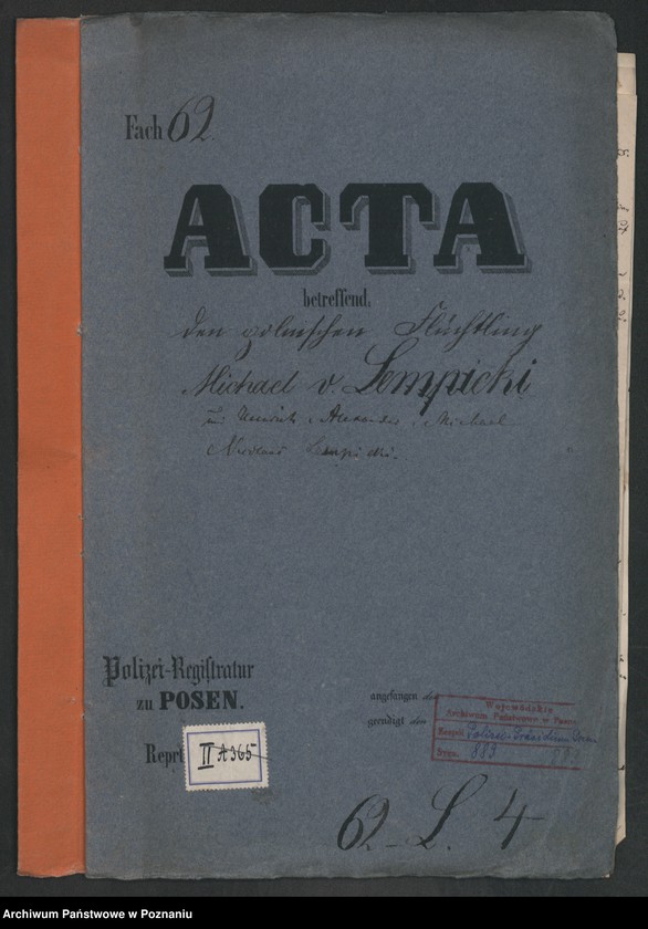 Obraz 2 z jednostki "A. betr. Michael Łempicki auch Heinrich, Alexander, Nikolaus"