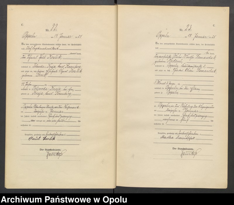 Obraz 14 z jednostki "[Rejestr zgonów] 1925 Tom I Nr 1-449"